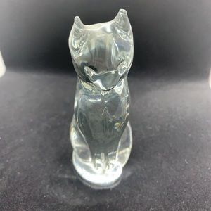 Vintage Reijmyre Sweden Crystal Glass Cat 🐈